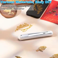 New Mini Värmepress, Liten Värmepressmaskin, Trådlös Värmepress, Värmepressmaskin för DIY Värmeöverföring