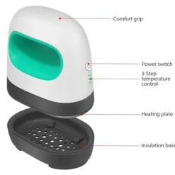 Clearance ECLshop Mini Värmepressmaskin, DIY Värmeöverföringsmaskin Små HTV Vinylfästen 3 Värmenivåer