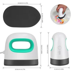 Clearance ECLshop Mini Värmepressmaskin, DIY Värmeöverföringsmaskin Små HTV Vinylfästen 3 Värmenivåer