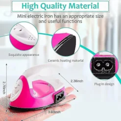 Best Mini Värmepressmaskin Mini Elektrisk Strykjärn Portabel Praktisk Värmepress Mini Strykjärn Med Laddningsbas Tillbehör För Kläder DIY T-shirts Skor Hattar Liten | Fyndiq