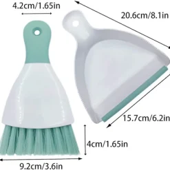 Discount Miniborste och sopskyffelsetupp ( (Ljusgrön)