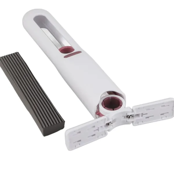 Hot Minimopp Handhållen Tvättbar Vikbar Starkt Absorberande Själv Vridande Ergonomisk Svampmopp med 1 Huvud för Familjekontor