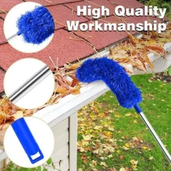 Generic MIOLOE Rengöringsverktyg för hängrännor - 250CM Borste - Vikbar - För rengöring av löv/fönster