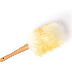 Clearance Mjuk ull liten dammvippa, mikrofiberdammvippa med trähandtag, antistatisk dammvippa lämplig för hem, bil, kontor, möbler, skrivbord, bokdammsrengöring | Fyndiq