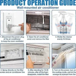 Sale 60-180ml Luftkonditioneringsrengöring Hushålls Multirengöring