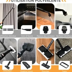 Online COSTWAY Mångsidig Dampförare 2000W , Bedbuggar - 1,5L Behållare, 19 Tillbehör, 4,0 Bar - LED Indikator - 108℃ - Kvalster Orange Blå