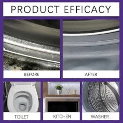 Best Mångsidig Mögelborttagningsgel Kompatibel med Djuprengöring - Säker Kompatibel med Kök, Badrum, Bänkskivor och Tvättmaskinsfogar 3pcs