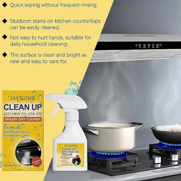 Clearance Mångsidiga Oljefläckborttagningsmedel Snabb Borttagning av Olja Fett Avfettningsmedel för Hemmakök