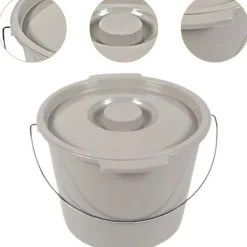 Outlet Mobil potta med bärhandtag, toalett hink, campingtoalett