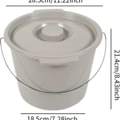 Online Mobil Potta med Bärhandtag Toalett Hink Campingtoalett