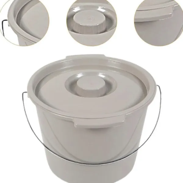 Online Mobil Potta med Bärhandtag Toalett Hink Campingtoalett