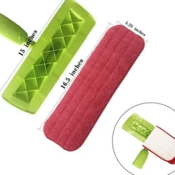 Clearance Mop, 3-delad mopp mikrofiber rengöringsplatta, påfyllningsmoppskydd,