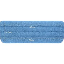 Hot unbranded Mop Pads, 6 stycken Mikrofiber Rengöringsdynor Blå