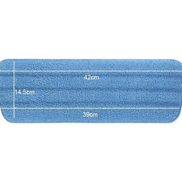 Hot unbranded Mop Pads, 6 stycken Mikrofiber Rengöringsdynor Blå