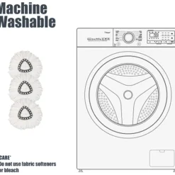 Clearance Mopp Ersättningshuvud [3-pack] Mopp-påfyllningar Kompatibla med O Cedar