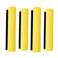 Mopp Roller Huvud Refill Svamp Refiller Rengöringsdynor Absorberande Ersättning Våtmoppning Kläder Tillbehör Suddgummi 4-pack