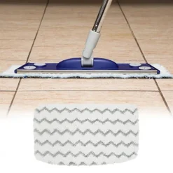 Hot Moppduk Tjock Absorberande Maskintvättbar Snabbtorkande Vågmönster Smutsgrepp Vit Våt Torr Mopp Ersättningsplatta För Shark M01/m11/d01/d11 S1000/s1000a/s | Fyndiq White