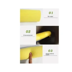 Sale Mopprulle Huvud Refill Svamp Refiller Rengöringsdynor Absorberande Ersättning Våtmoppning Kläder Tillbehör Suddgummi 4-pack