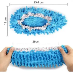 Discount CL Mopptofflor, Kitteny 3 par multifunktionella mikrofibermoppskor rengöringstofflor för hemmet, 3 färger 6 st