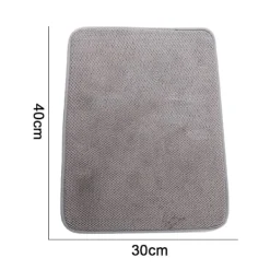 Mordely Diskmatta Mikrofiber Diskmatta, Superabsorberande, Mikrofiber Grey