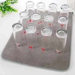 Mordely Diskmatta Mikrofiber Diskmatta, Superabsorberande, Mikrofiber Grey