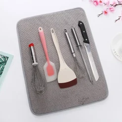 Mordely Diskmatta Mikrofiber Diskmatta, Superabsorberande, Mikrofiber Grey