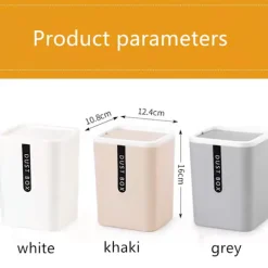 New Mordely Mini liten soptunna Diverse fat VIT white