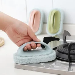 Best Mordely Rengöringsborste för köksdiskborste Pot Rengöring diskbänkar Nordic blue