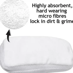 Online Morphy Richards 720020 720021 720502 9-i-1 Ångrengöringsmopp - Paket med 4 Rengöringsdukar för Hårda Golv