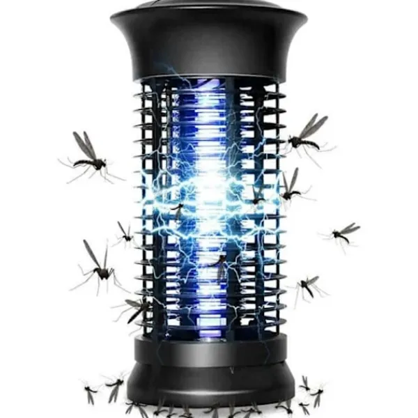Hot Mosquito Killer Lamp, Kraftfull elektronisk Bug Killer Bug Trap Kraftfull insektsflugfälla med krok Myggzappers Fly Gn