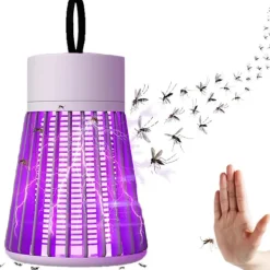 Clearance FMYSJ Mozz Guard Myggfångare, MozzGuard Bärbar Sladdlös Mozzguard, USB-laddning och Lågt Ljud, Skadedjursbekämpning Fällor (FMY) grey