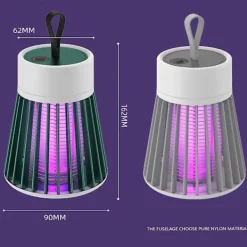 Clearance FMYSJ Mozz Guard Myggfångare, MozzGuard Bärbar Sladdlös Mozzguard, USB-laddning och Lågt Ljud, Skadedjursbekämpning Fällor (FMY) grey