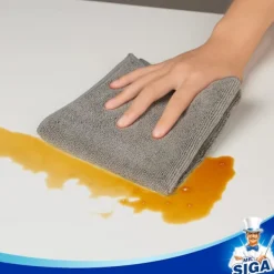 Online *MR.SIGA Mikrofiber Rengöringsduk, Universalhanddukar, Rändfria Rengöringstrasor, 12-pack, Grå, Storlek 32 x 32 cm (12,6 x 12,6 tum)