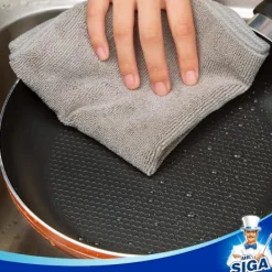 Online *MR.SIGA Mikrofiber Rengöringsduk, Universalhanddukar, Rändfria Rengöringstrasor, 12-pack, Grå, Storlek 32 x 32 cm (12,6 x 12,6 tum)