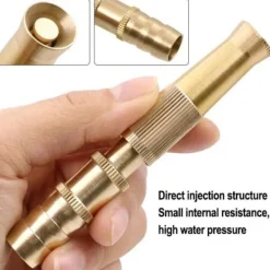 Mässingsmunstycke Justerbart Högtryck