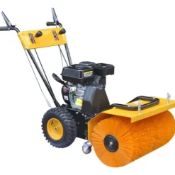 Outlet vidaXL Multifunktionell bensindriven snöplog/sopmaskin 6,5HK