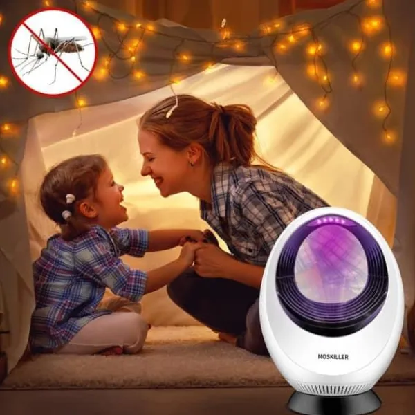 New Multifunktionell elektrisk myggdödare, bärbar myggfångare för utomhusbruk