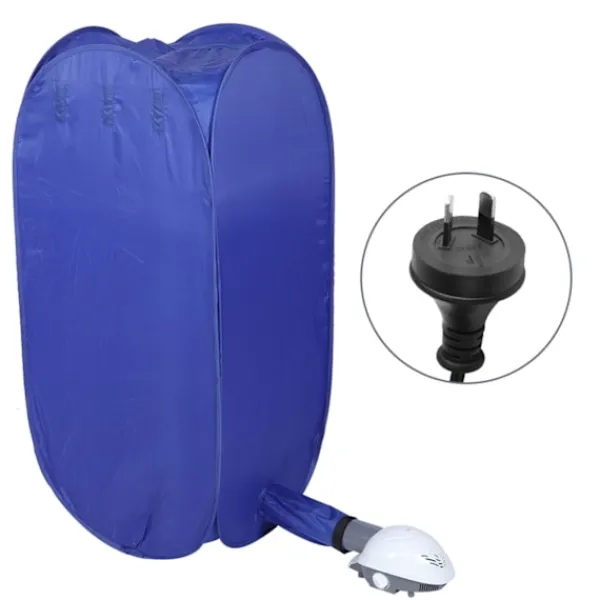 Multifunktionell hushållshopfällbar elektrisk Klädtork Hängare TorkmaskinAU-kontakt 220V