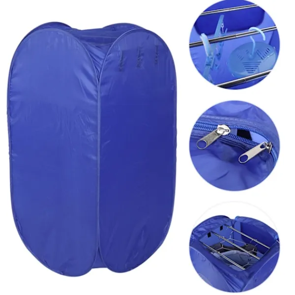 Multifunktionell hushållshopfällbar elektrisk Klädtork Hängare TorkmaskinAU-kontakt 220V