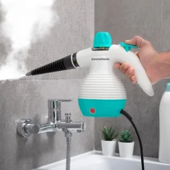 Hot InnovaGoods Multifunktionell 9-i-1 handhållen steamer med tillbehör Steany 0,35 L 3 Bar 1000W