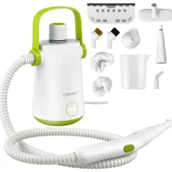 Discount Northix Multifunktionell ångtvätt bärbar handhållen ångrengöringsmaskin med 1000 W power green
