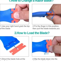 Hot Multifunktionell plastsrapa för fönster, glas, P