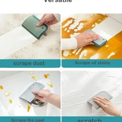 Outlet Multifunktionell rengöringsskrapa Bärbar miniskrapa Fönsterskrapa för fönster, duschdörr, glas, spegel, bilvindruta, keramisk vägg, skåp Ta