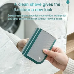 Online Multifunktionell Rengöringsgummi, Lämplig för Fönster, Duschdörrar, Glas, Spegel, Bilruta, Keramisk Vägg, Skåpsbord, Mini Silikon Ru