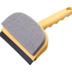 Best Multifunktionell Rengöringsborste, Dubbelsidig Borstsats, Rengöringspryl för Badrumsfönster, Toalettborste för Kök