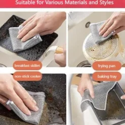 Sale Multifunktionell repfri ståldisktrasa, multifunktionell tråddisk 5 st