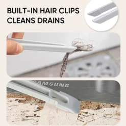 Discount Multifunktionell roterande rengöringsborste för springor, rengöringsborstar för svåråtkomliga ställen, med rengöringsklämma[CO]