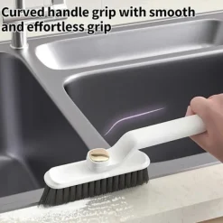 Discount Multifunktionell roterande rengöringsborste för springor, rengöringsborstar för svåråtkomliga ställen, med rengöringsklämma[CO]