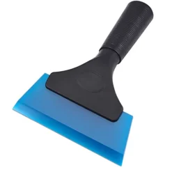 Outlet Multifunktionell silikonfönsterskrapa för badrum, duschspegeldörr, fönster, glas, duschdörr, bilvindruta, fönsterskrapa (12,7 cm, blå)