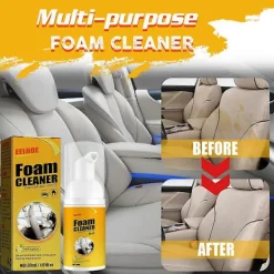 Outlet Multifunktionell skumrengörare biltillbehör sanering interiör lädersäte rattrengöring 100ml 60ml